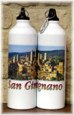 Water Bottle San Gimignano panorama