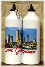 Water Bottle San Gimignano view