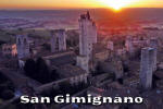 Magnet San Gimignano Rocca dawn
