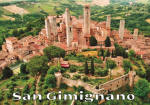 Magnet San Gimignano Rocca aerial