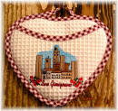 Pot Holder Heart with pocket San Gimignano